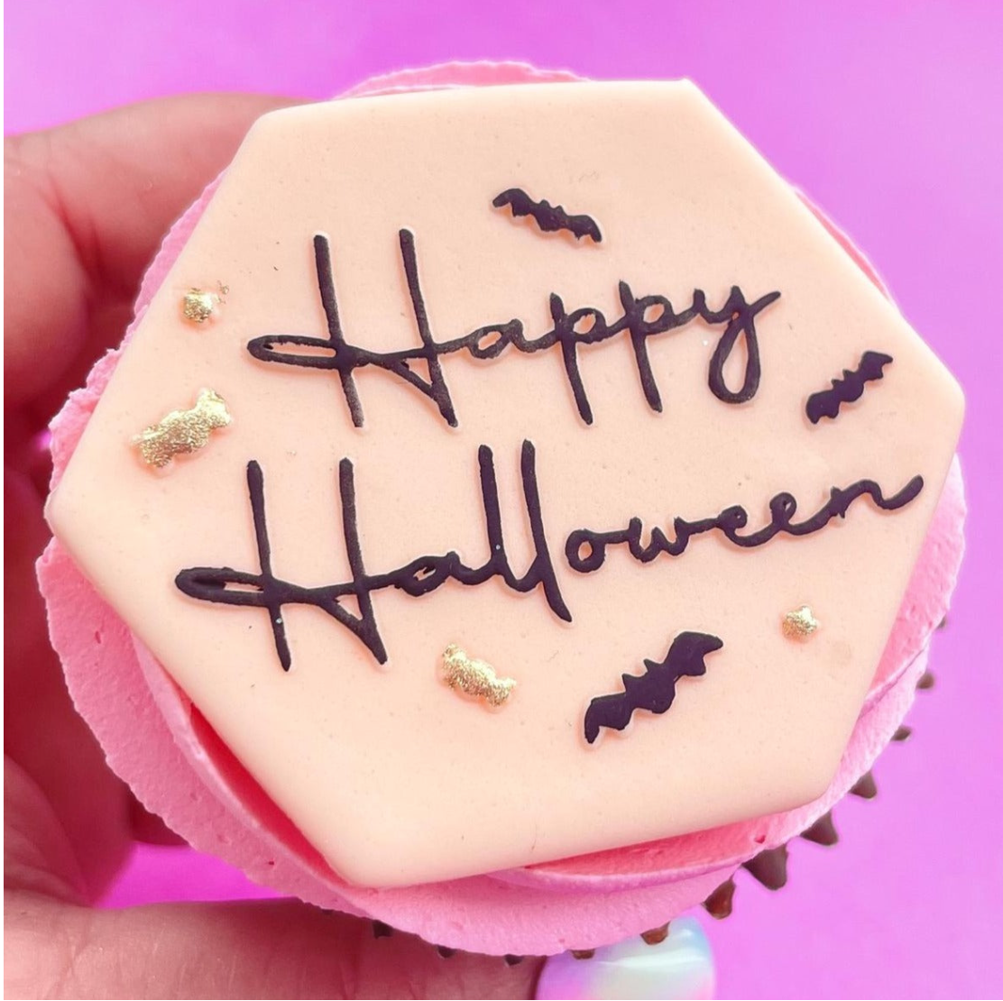 Sweet Stamp Happy Birthday Plastic Cookie/Cupcake Embosser 