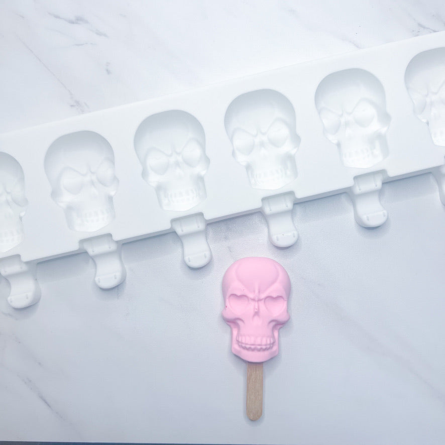 Halloween Skull Cakesicles Silicone Mold