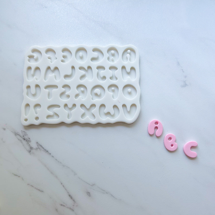 FUNKY BUBBLE FONT MOLD