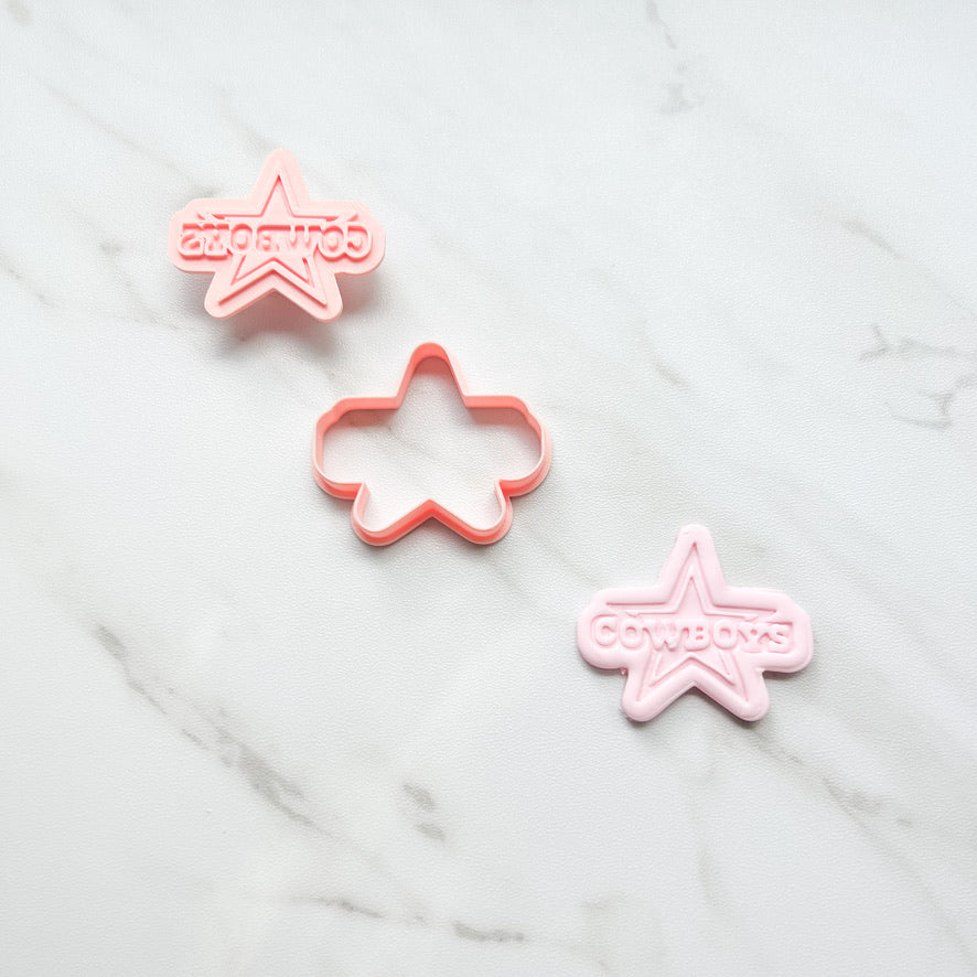 COWBOYS LOGO CUTTER/EMBOSSER BY CREATIVE HEART LAB