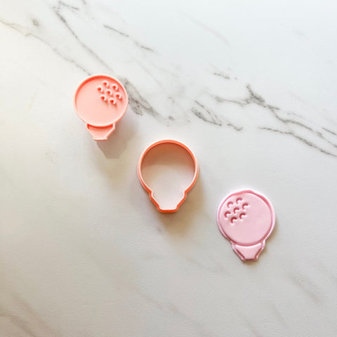 GOLF BALL WITH PICK CUTTER/ EMBOSSER BY CREATIVE HEART LAB