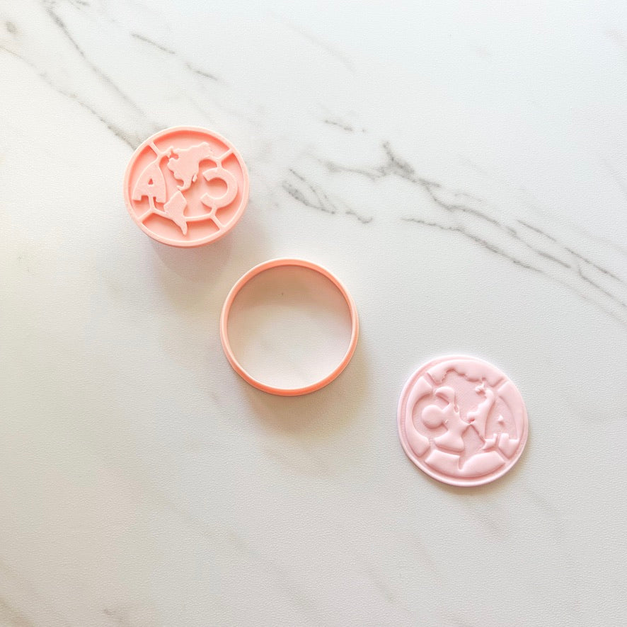 AMERICA SOCCER LOGO CUTTER/ EMBOSSER BY CREATIVE HEART LAB