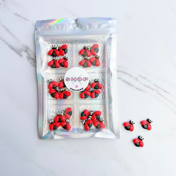 MINI LADY BUG EDIBLE DECORATIONS
