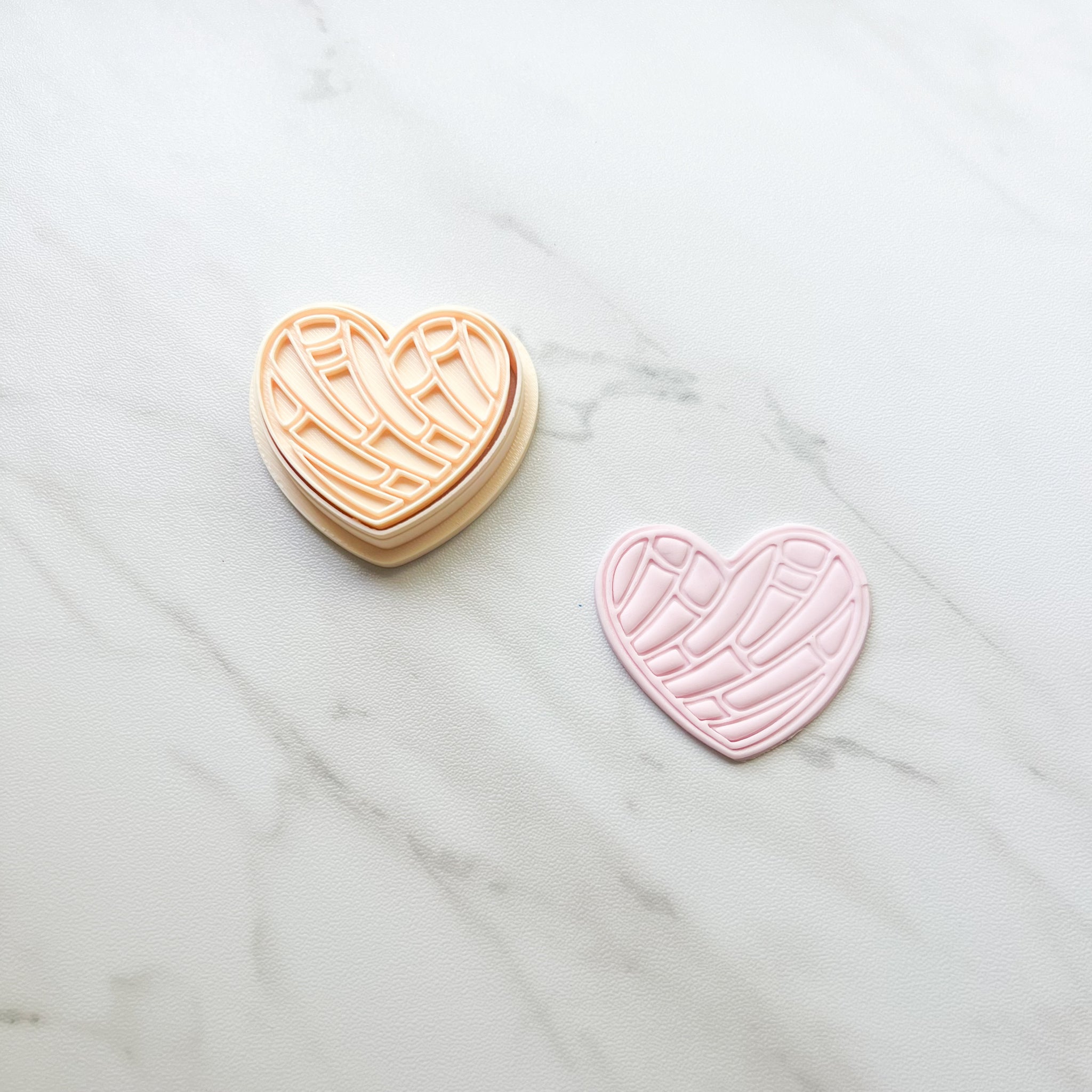 HEART CONCHA CUTTER AND STAMP BY SWEET CUT CO.