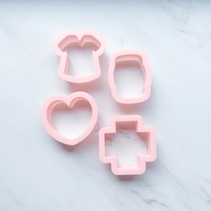 MINI NURSE COOKIE CUTTER SET BY SAIDAS SWEETS