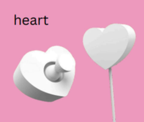 HEART CUT-N-PUSH CAKE POP MOLD BY SWEET CUT CO.