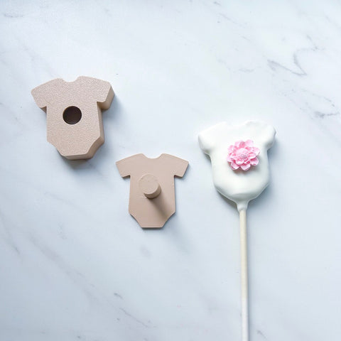 ONESIE CUT-N-PUSH CAKE POP MOLD BY SWEET CUT CO.