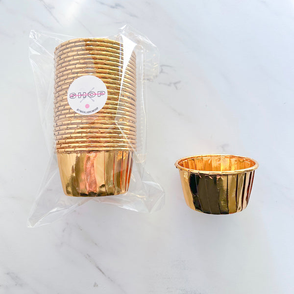 GOLD BAKING CUPS