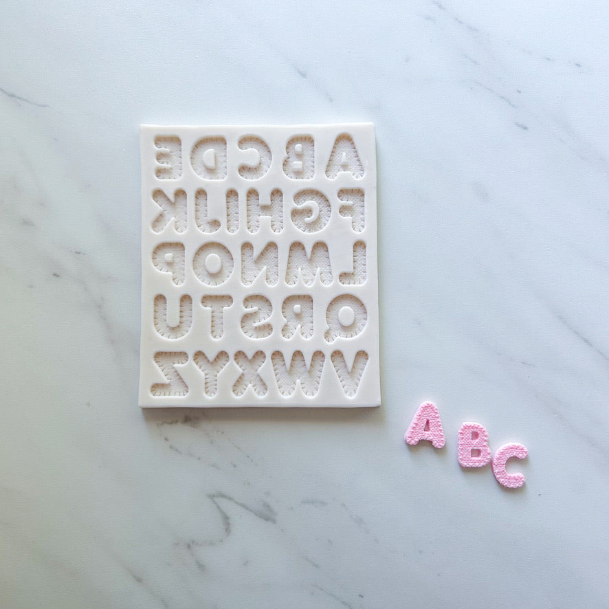 STITCHED FONT MOLD