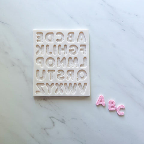 STITCHED FONT MOLD