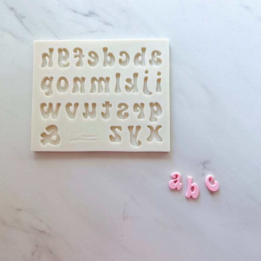 BUBBLE ALPHABET MOLD (LOWER CASE)