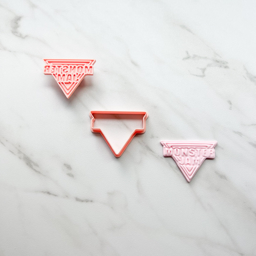 MONSTER JAM LOGO CUTTER/EMBOSSER BY CREATIVE HEART LAB