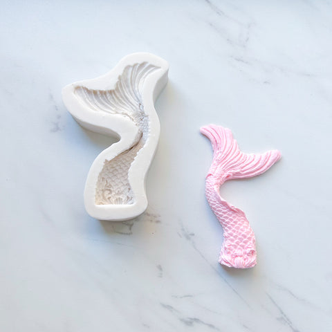 CURVED MERMAID TAIL MOLD