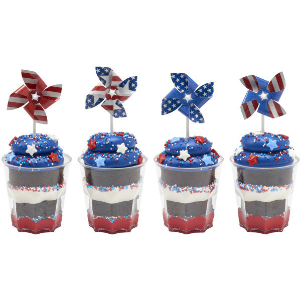 RED WHITE AND BLUE STAR SPRINKLES