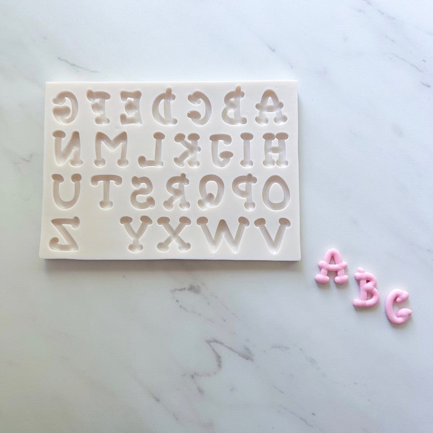 CARTOON ALPHABET MOLD