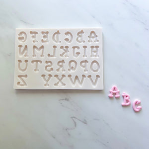 CARTOON ALPHABET MOLD