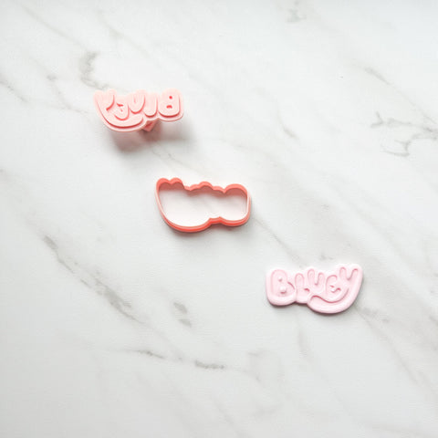BLUEY LOGO CUTTER/EMBOSSER BY CREATIVE HEART LAB