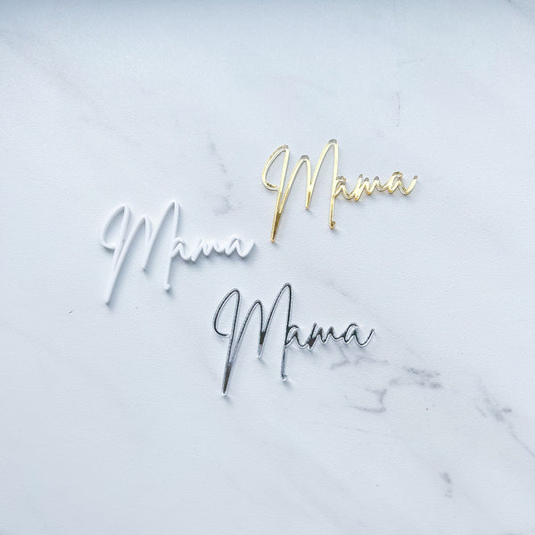 MAMA ACRYLIC CHARMS BY SAIDAS SWEETS