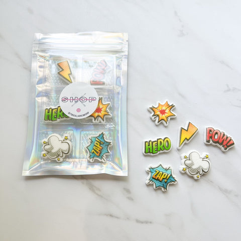 SUPER HERO EDIBLE DECORATIONS