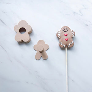 GINGERBREAD CUT-N-PUSH CAKE POP MOLD BY SWEET CUT CO.