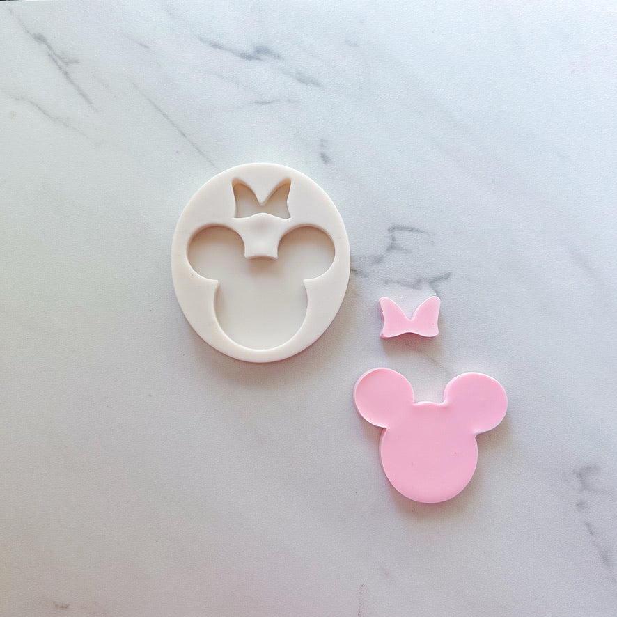 MINNIE SILHOUETTE WITH BOW MOLD