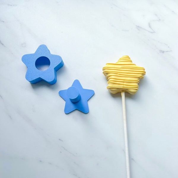 STAR CUT-N-PUSH CAKE POP MOLD BY SWEET CUT CO.