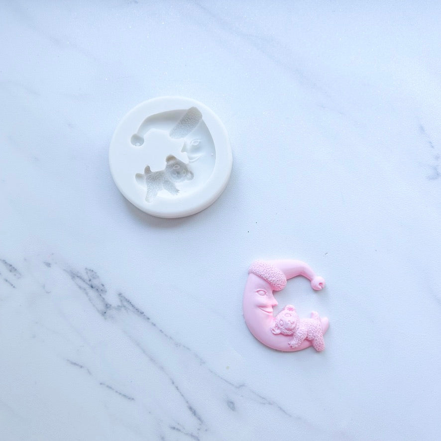 MOON AND TEDDY BEAR MOLD