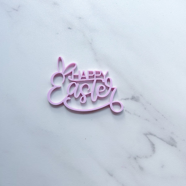HAPPY EASTER WITH BUNNY EARS TOPPERS BY SAIDAS SWEETS