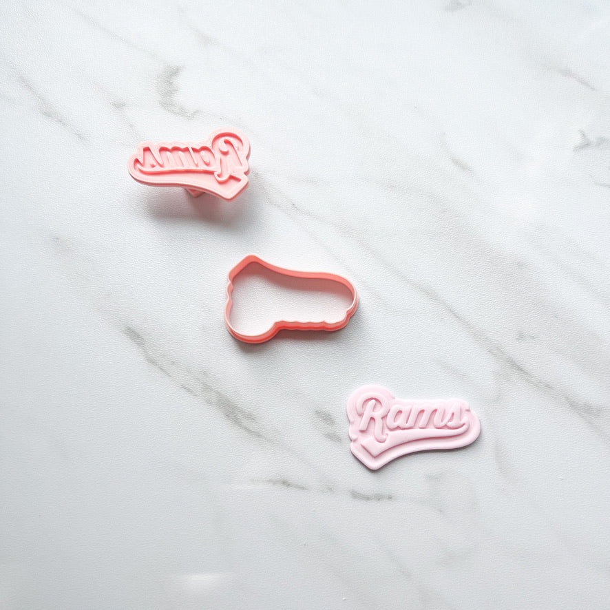 RAMS LOGO CUTTER/EMBOSSER BY CREATIVE HEART LAB