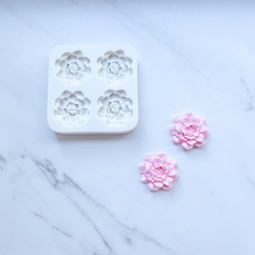 LAYERED FLOWER QUAD MOLD