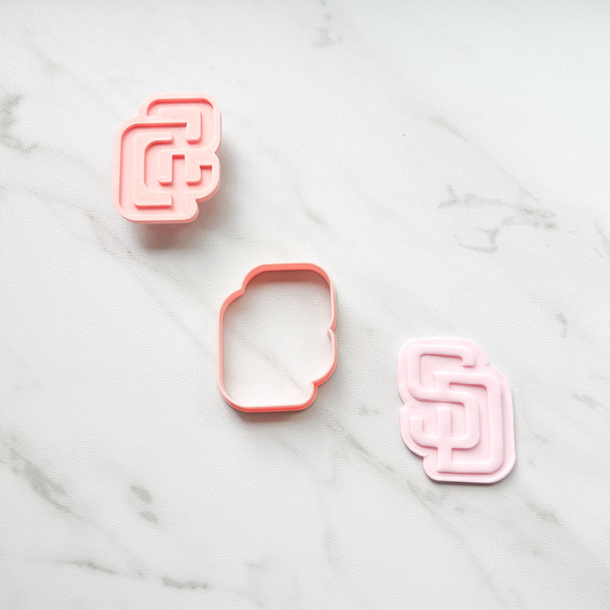 SD PADRES LOGO CUTTER/EMBOSSER BY CREATIVE HEART LAB