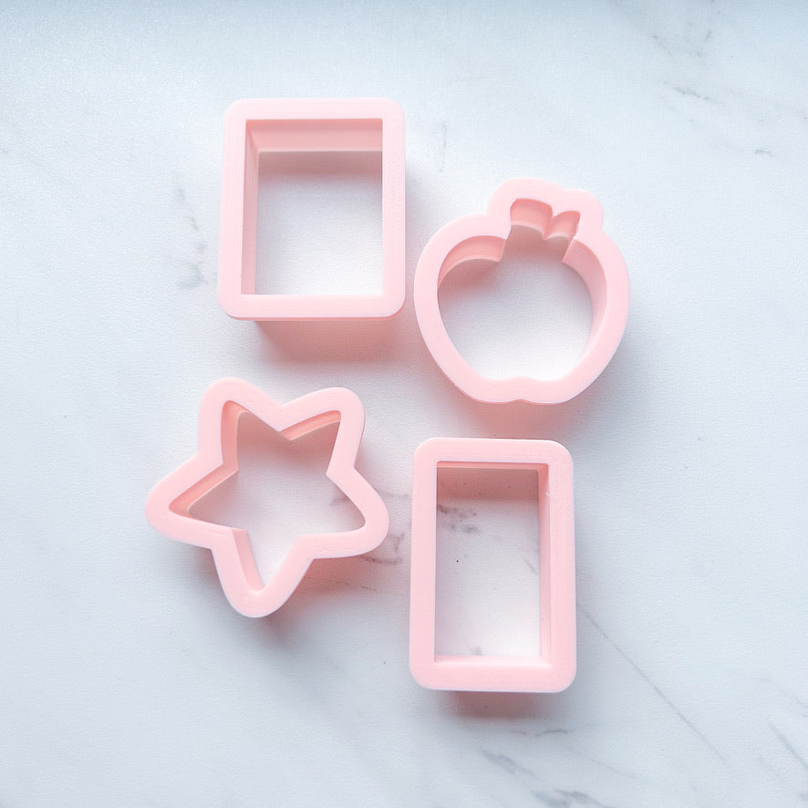 BACK TO SCHOOL MINI COOKIE CUTTER SET BY SAIDAS SWEETS