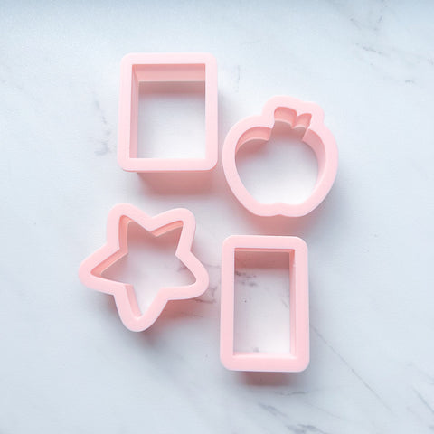BACK TO SCHOOL MINI COOKIE CUTTER SET BY SAIDAS SWEETS