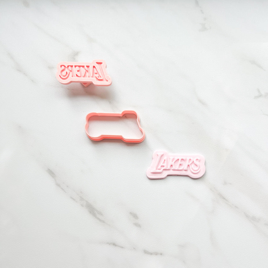 LAKERS LOGO CUTTER/EMBOSSER BY CREATIVE HEART LAB