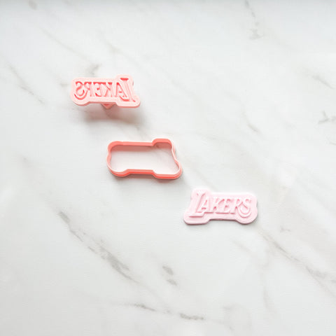LAKERS LOGO CUTTER/EMBOSSER BY CREATIVE HEART LAB