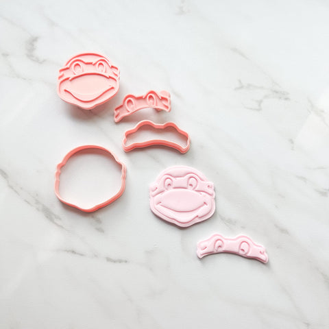 TMNT FACE/ EYE BAND SET CUTTER/EMBOSSER BY CREATIVE HEART LAB