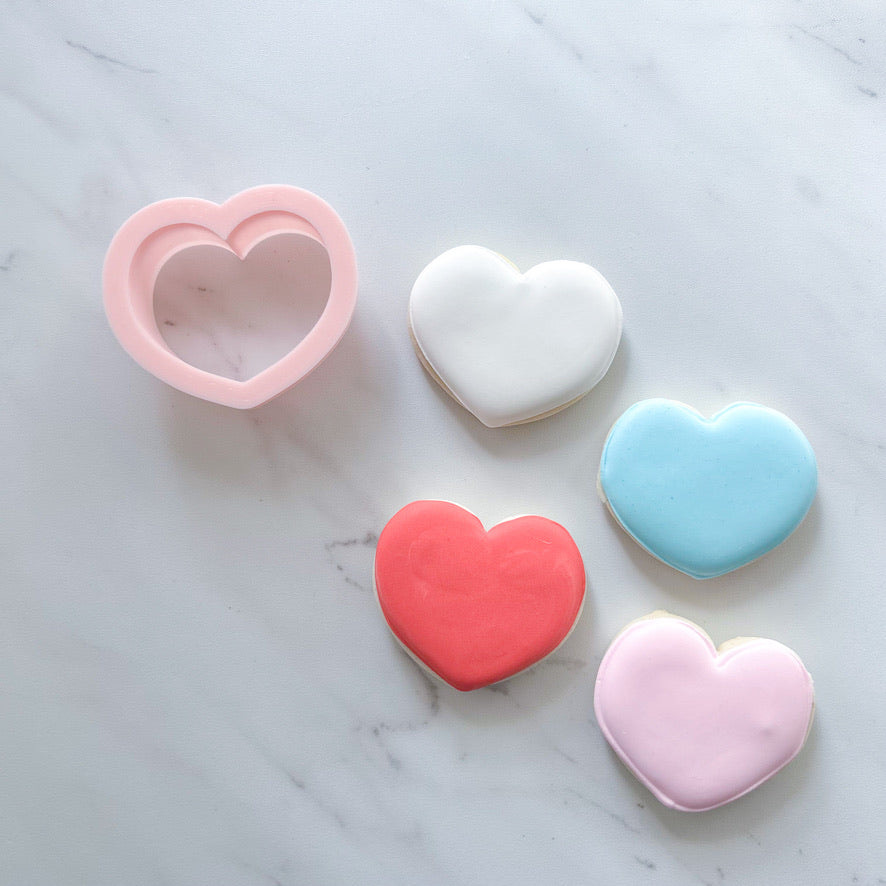 MINI CHUBBY HEART COOKIE CUTTER BY SAIDAS SWEETS
