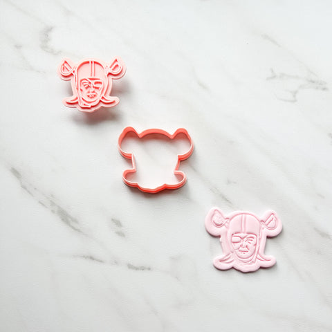 RAIDERS FACE CUTTER/EMBOSSER BY CREATIVE HEART LAB