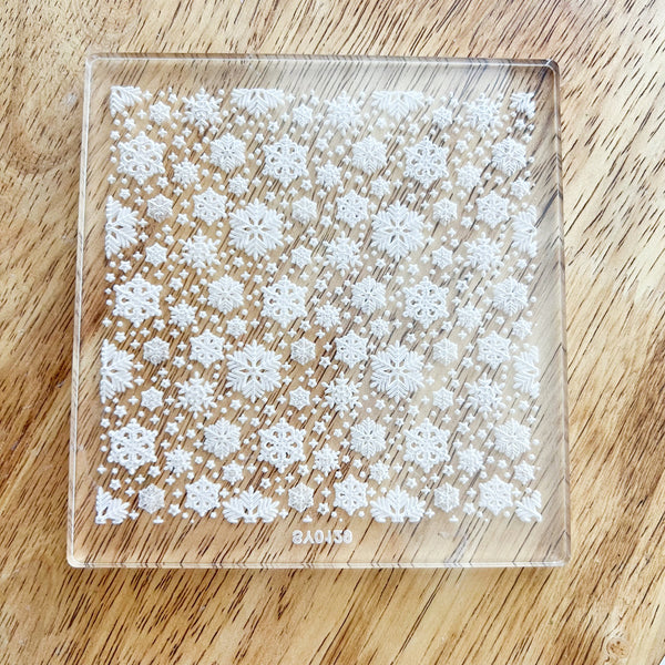 MULTI SNOWFLAKE EMBOSSER PLATE