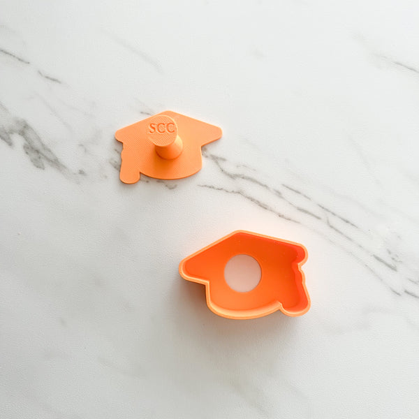 GRAD CAP CUT-N-PUSH CAKE POP MOLD BY SWEET CUT CO.