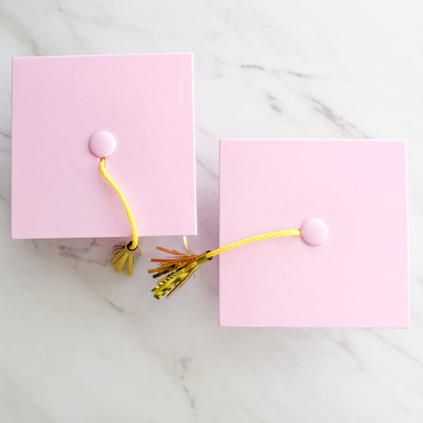 PINK GRADUATION CAP TOPPER