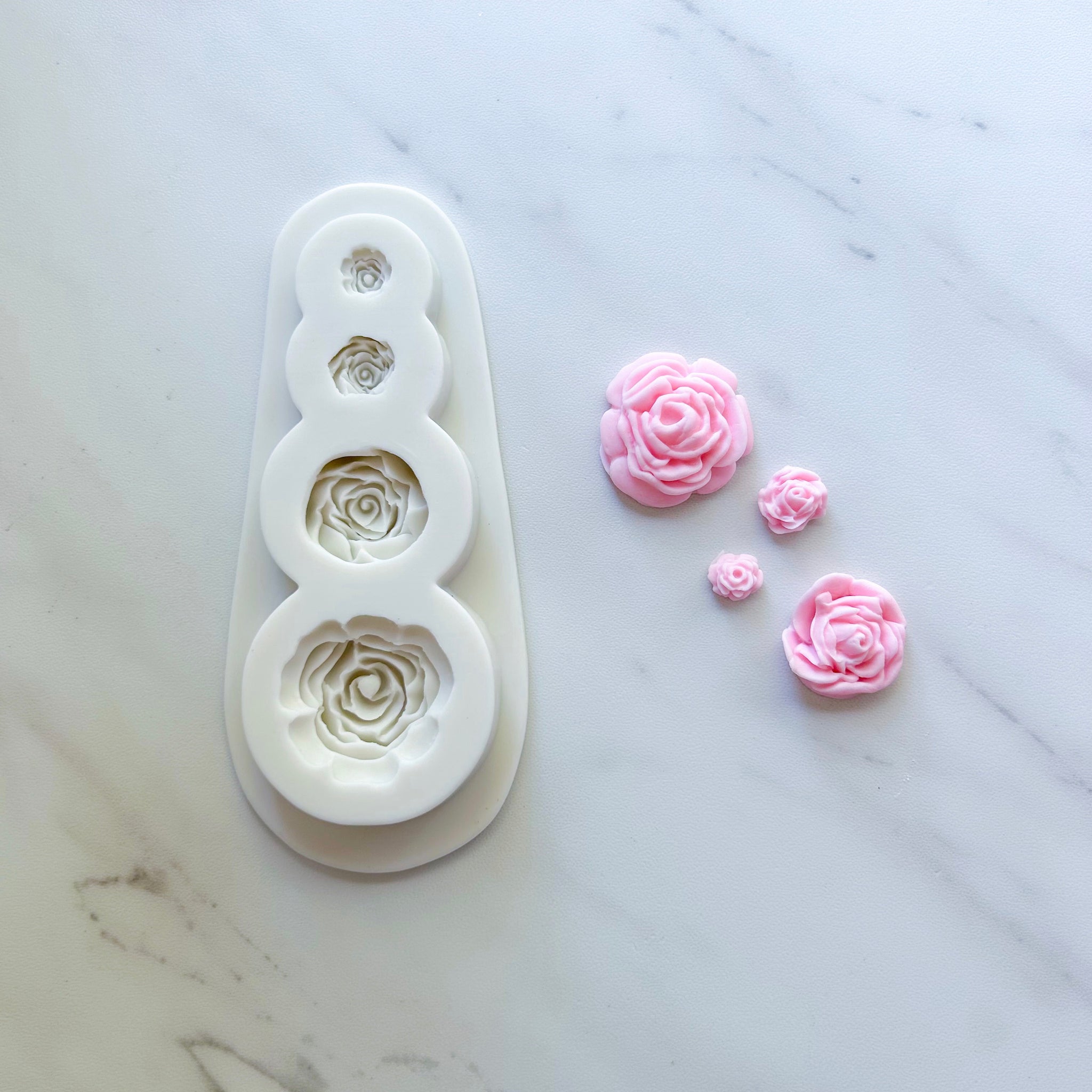 VARIETY ROSE QUAD MOLD