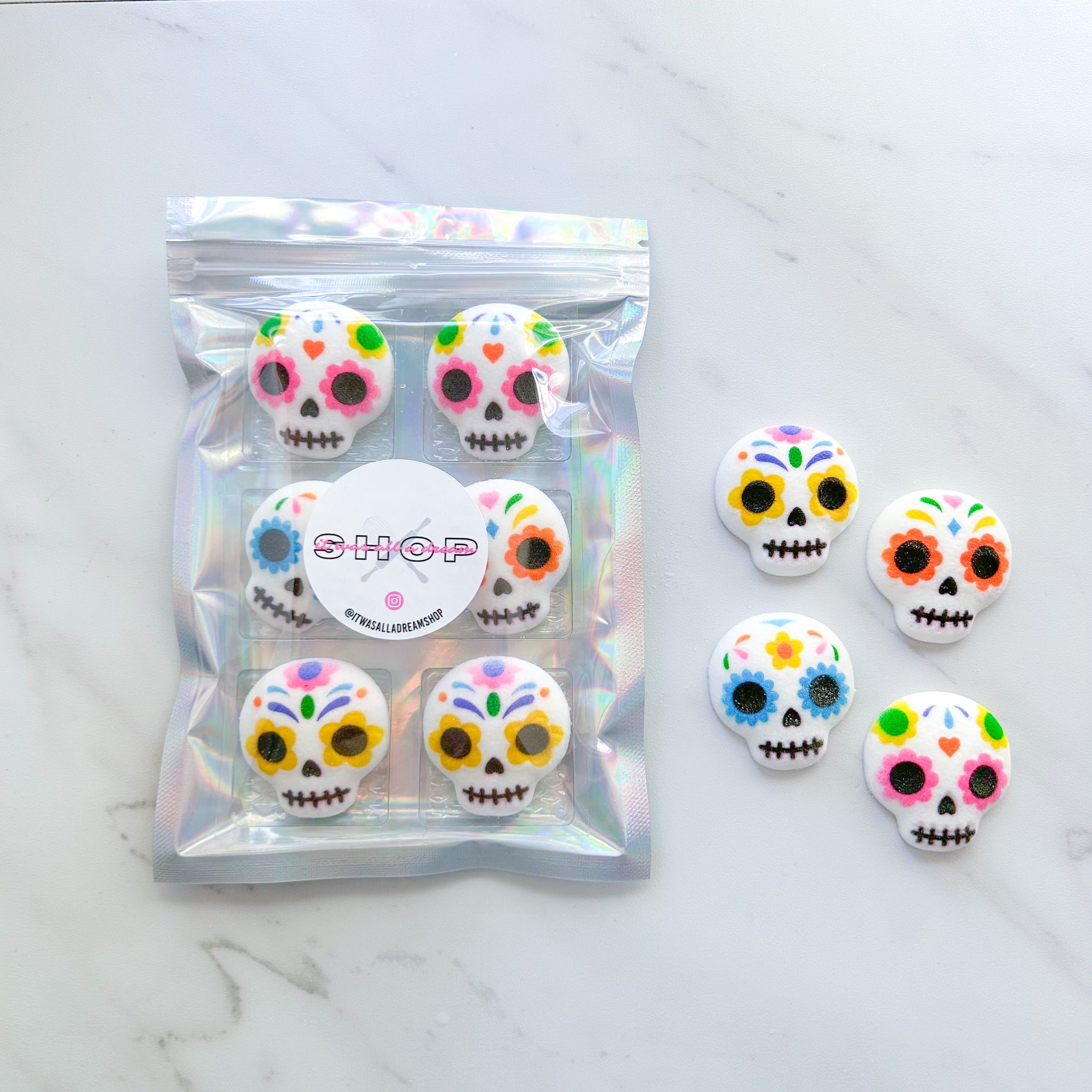 DAY OF THE DEAD SUGAR SKULLS