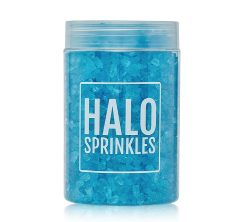 HALO SPRINKLES SUGAR CRYSTALS  "BLUE"