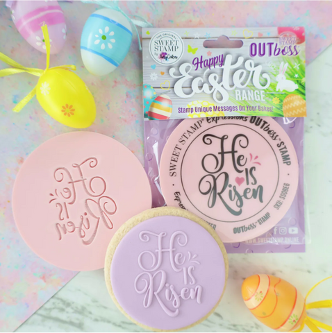 OUTBOSS EASTER MINI SIZE "HE IS RISEN" BY SWEET STAMP