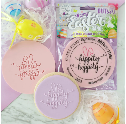 OUTBOSS EASTER MINI SIZE "HIPPITY HOPPITY" BY SWEET STAMP
