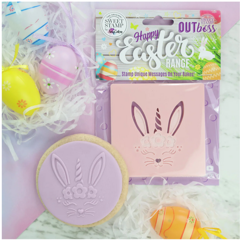OUTBOSS EASTER MINI SIZE UNICORN BUNNY SWEET STAMP