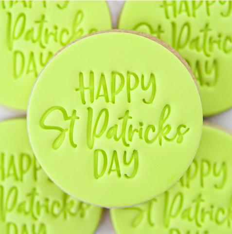 "HAPPY ST PATRICKS DAY"EMBOSSER BY SWEET STAMP