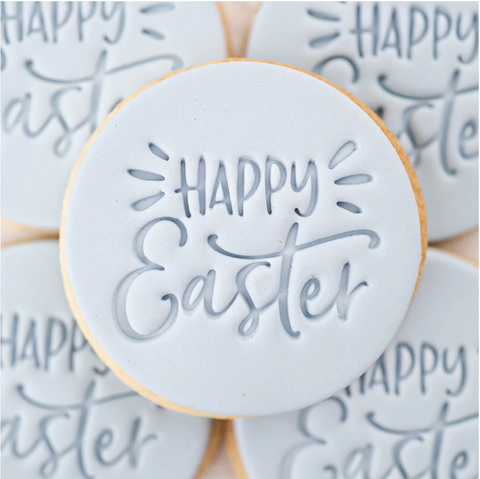 "HAPPY EASTER" EMBOSSER BY  SWEET STAMP