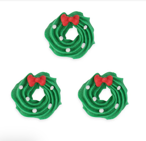 CHRISTMAS WREATH EDIBLE DECORATIONS